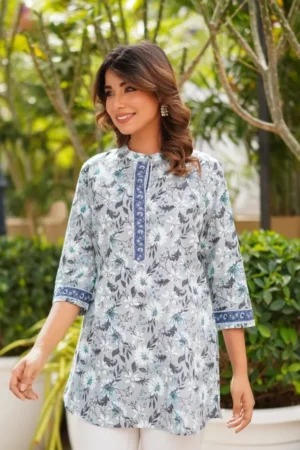 Floral Pure cotton blouse for women