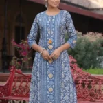 Floral Indian tunic.women's long kurta